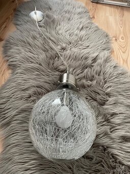 Závesná žiarovka lampa -moderný kúsok - 4
