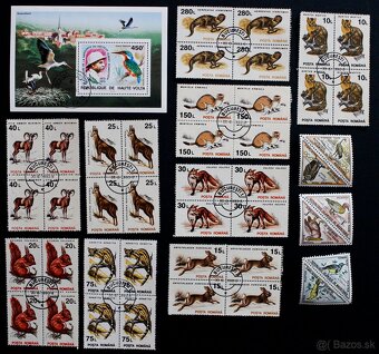 Mix známok Fauna - 4