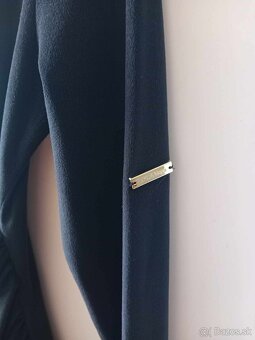 Nové dámske čierne zamatové šaty OLA VOGA - veľkosť S - 4