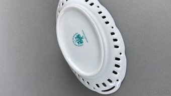 Mistička oválna s motívom husí, český porcelán - 4