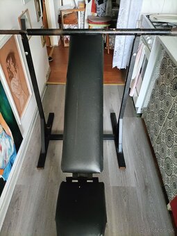Fitness lavicka so stojanom - 4