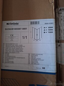 Sprchový kút 100x100 SanSwiss DIVERA - 4