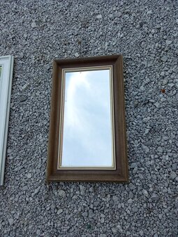 Zrkadlo v drevenom ráme. - 4