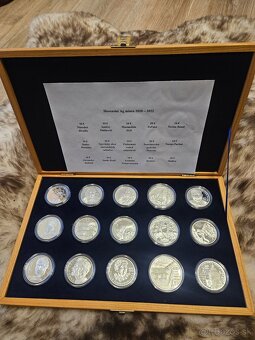 Slovenské strieborné euromince Proof - 4