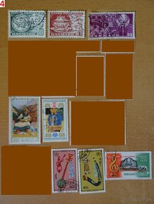 Nádherné poštové známky UMENIE 1 - 4
