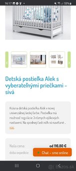 Detská postieľka 120×60 - 4