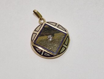 14k zlatý medailon ✨✨✨ - 4