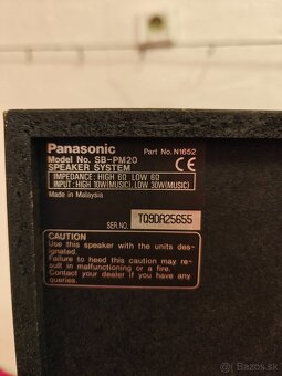 Panasonic bi-amp reproduktory - 4