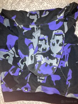 Mikina Freak premium camo allover hoodie (black) - 4