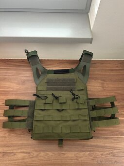 Airsoftový GFC Nosič plátov "JPC style" - olivový - 4