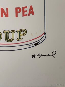 Andy Warhol "Campbells Green Pea" Limitovaná edícia_Certif - 4