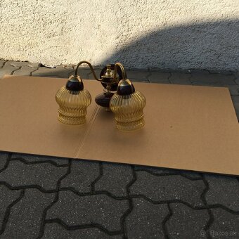 Set 2ks Retro Luster a Nastenna Lampa DRUKOV Vintage - 4