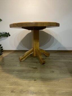 Masivny dubovy stôl - 4