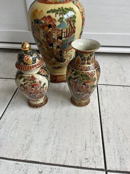 Činsky porcelan vazicky - 4