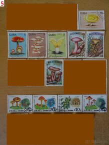 Nádherné poštové známky HUBY - 4