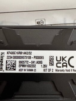 Kingstom Furry Renegate RGB DDR4 RAM KIT 32 gb - 4