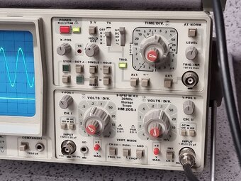 2x20Mhz - osciloskop HAMEG HM 205-3 - 4