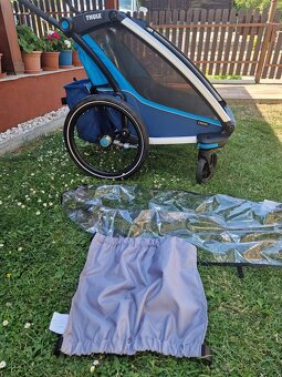 Thule Charriot cross 2 blue cyklovozik - 4