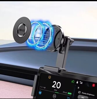 Magnetický držiak na mobil Tesla - 4