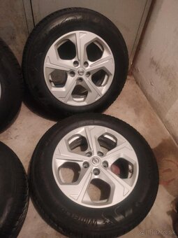 4ks alu disky orig. Nissan 5x114,3 R17 pneu 225/65 r17 6mm - 4