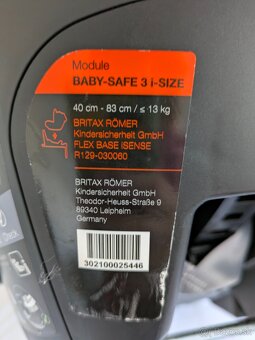 Autosedačka / Vajíčko Britax Römer BABY-SAFE 3 i-SIZE - 4