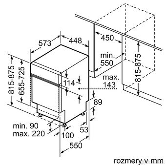 Predam 45 cm umyvacku Bosch 6 seria SPI6ZMS29E - 4