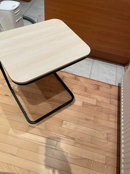 Príručný stolík, antracit/brezový efekt żltá - OLSERÖD - 4