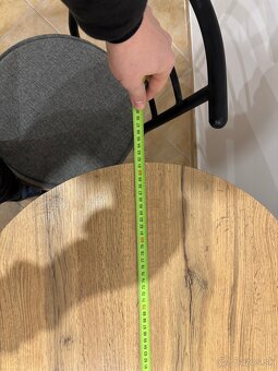 Jedálenský set (stôl + 2 stoličky) – Top stav - 4