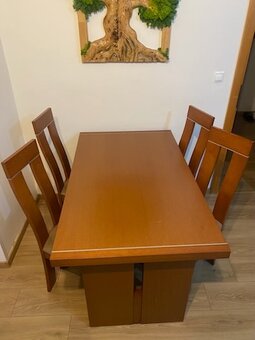 Jedálenský stôl a stoličky - 4
