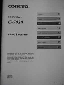 CD prehrávač Onkyo - 4
