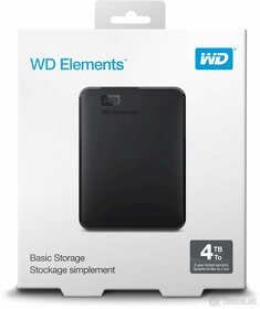 WD Elements Portable 4TB, WDBU6Y0040BBK-WESN - 4