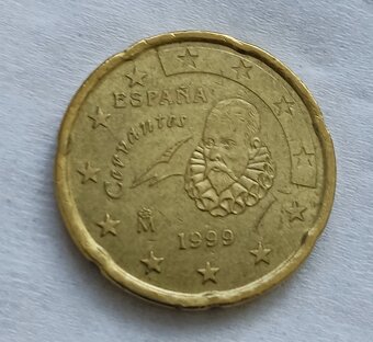 0,50 EUR a 0,20 Eur Španielsko, r. 2001, r. 1999 - 4