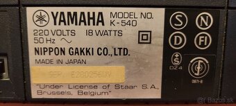 Predám vintage deck Yamaha K-540 - 4