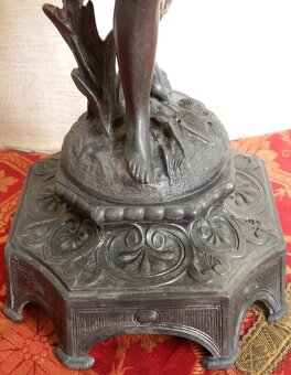 Stolná lampa v secesnom štýle 2. pol. 19 stor. - 4