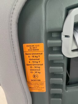 Britax Römer EVOLVA 123 SL Sict - Grey Marble + letný poťah - 4