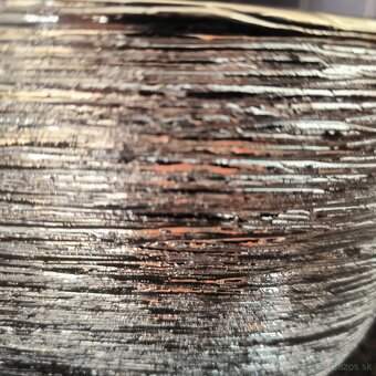 Kvetináče strieborné keramické - 4