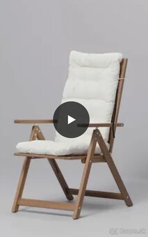 Zahradne polohovatelne Ikea stolicky. - 4