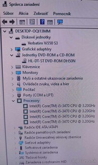 DELL 3010, I5-3470, 8GB RAM, 256GB SSD,1000GB HDD, GT710 2GB - 4
