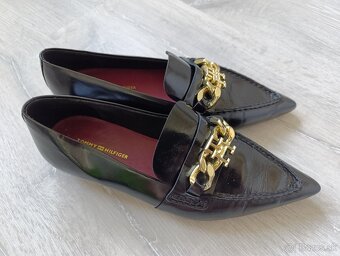 Dámske kožené topánky TOMMY HILFIGER -veľ. 37 - 4
