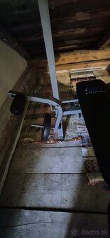 Predám fitness lavicku s 55kg závažím a jednoručky - 4
