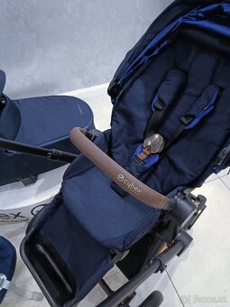 TROJKOMBINÁCIA CYBEX PLATINUM ROSEGOLD PRIAM BLUE - 4