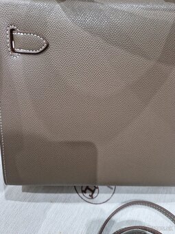 Nova luxusna Hermes Kelly taupe 28 - 4