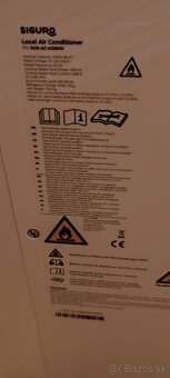 Mobilna klimatizacia Siguro 14000 BTU znížená cena - predam - 4