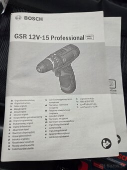 BOSCH  Akumulátorový vŕtací skrutkovač - 4