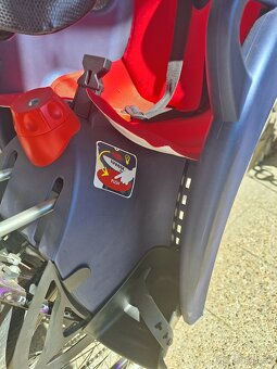 HAMAX cyklosedačka s uzamykateľným zámkom Kiss black/red - 4