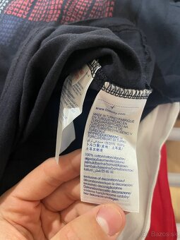 Pánske modré tričko Tommy Hilfiger - 4