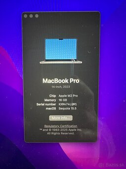 MacBook Pro 14″ M2 Pro Grey za 16″ Silver min. M2 - 4