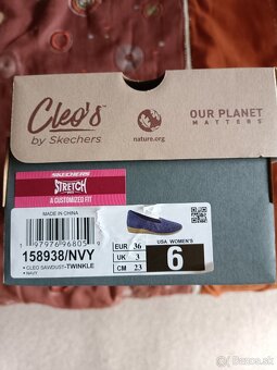 Úplne nové topánky Skechers Cleo Sawdust Twinkle - 4
