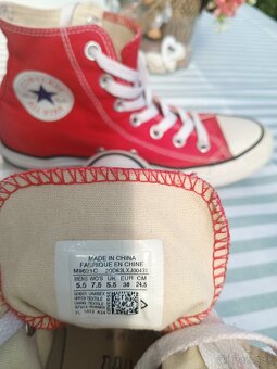 Predám dámske plátené tenisky converse - 4