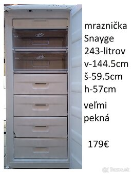 predám mrazničku Zanussi, Gorenie-aj iné - 4